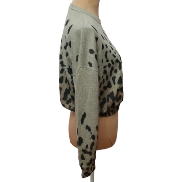 Leopard crop top, size S - Picture 2 of 12